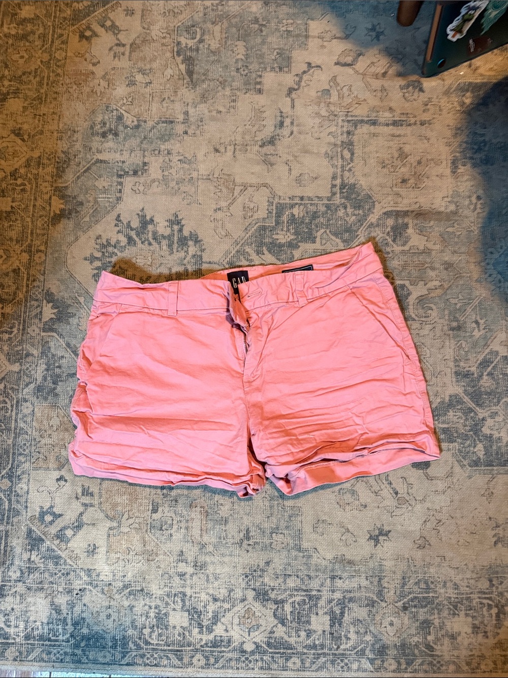 GAP Coral Pink Cotton Bermuda Shorts
